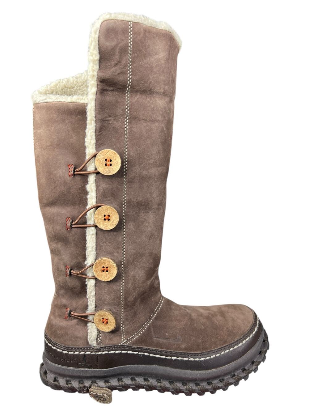 Nike X ACG 2009 Women’s Valenka Brown Suede Winter Boot Size US 6